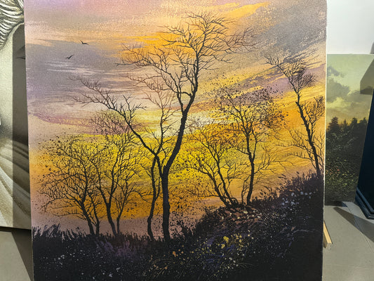 Winter's Golden Embrace 60cm*80cm