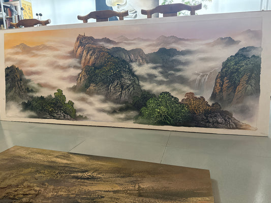 Peaks Above the Clouds 200cm*90cm